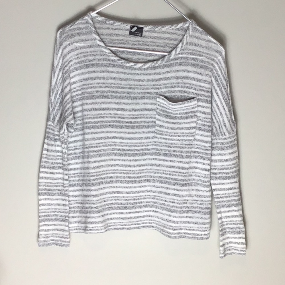 Sparkle and Fade > Striped Sweater Small